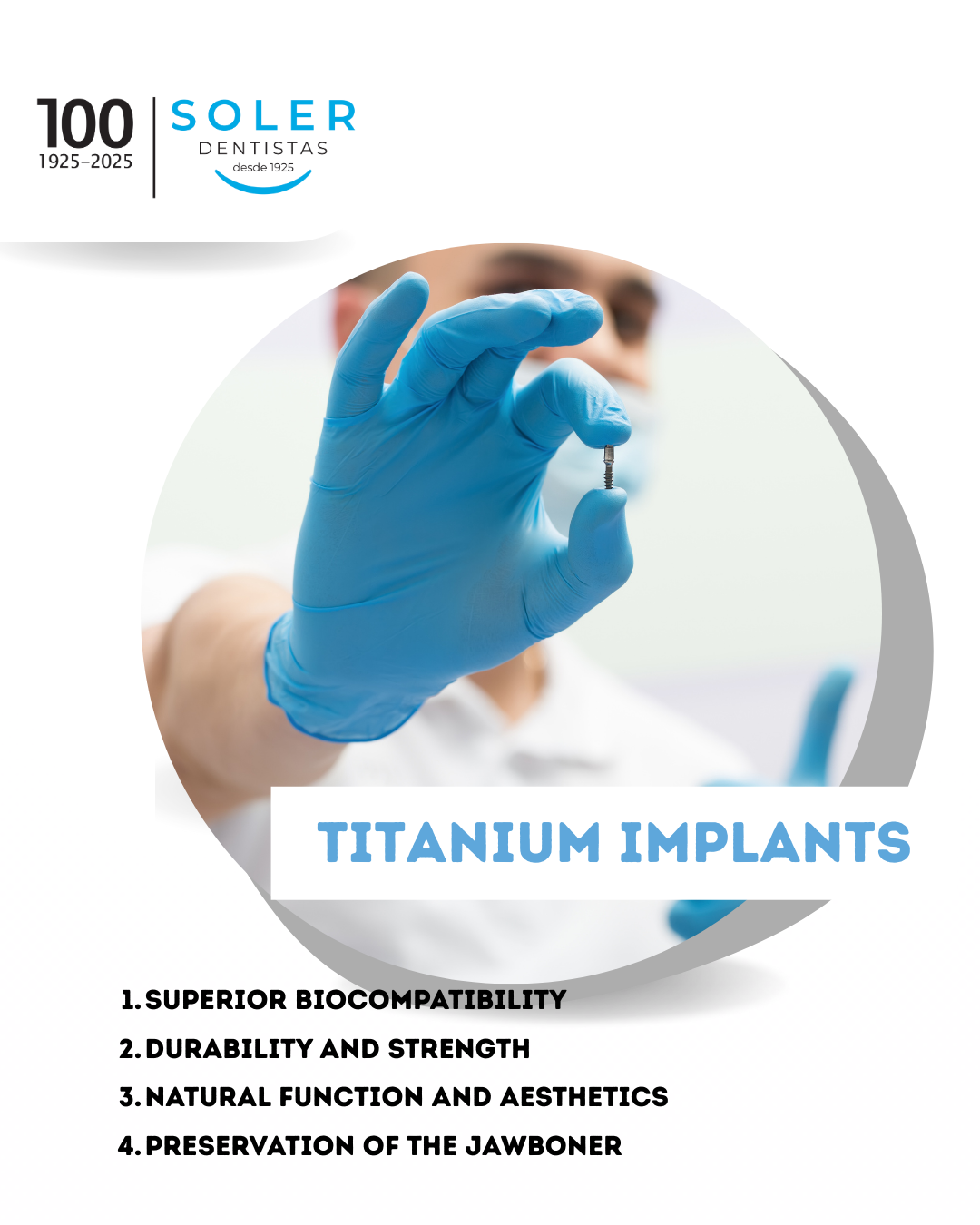 Titanium Implants Soler Dentistas